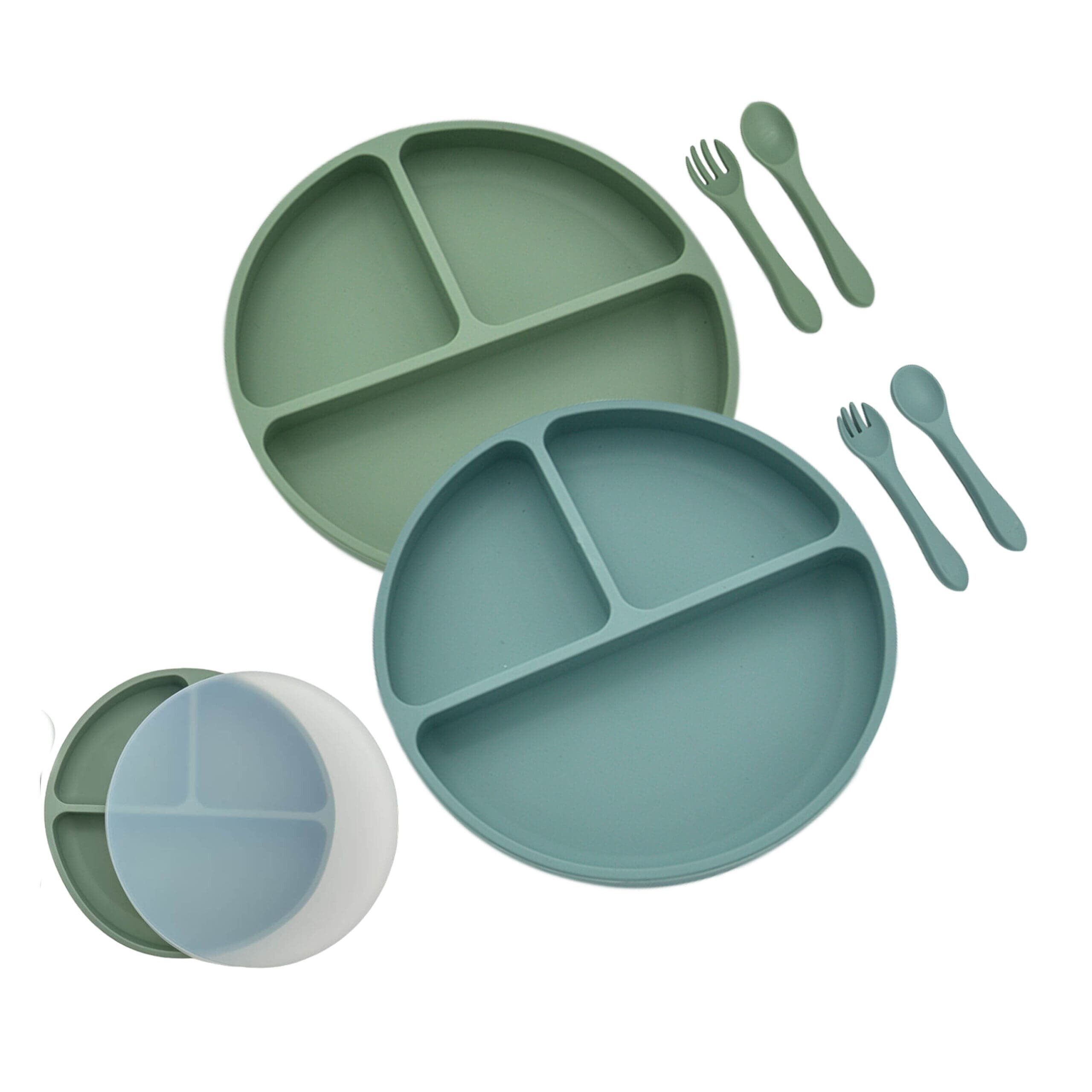 self feeding plate set