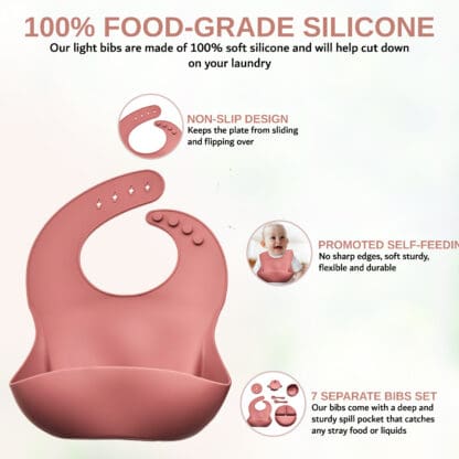 silicone feeding set, self feeding, baby